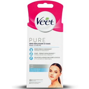 Benzi de ceara depilatoare Veet Pure