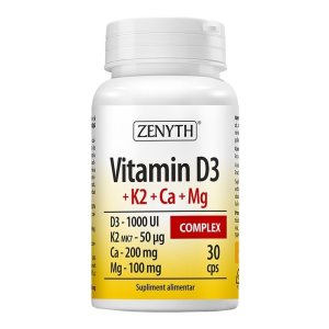 Supliment alimentar Vitamin D3+K2+Ca+Mg Complex